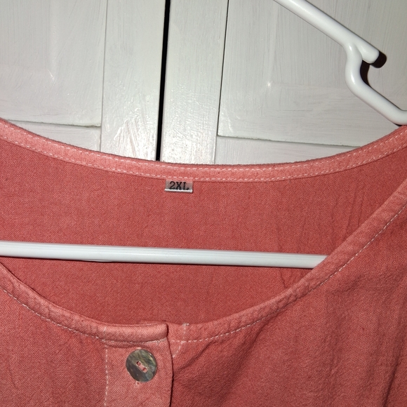 Ombre Button-Up Shirt - Picture 2 of 3